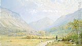 William Trost Richards Canvas Paintings - Franconia Notch, New Hampshire